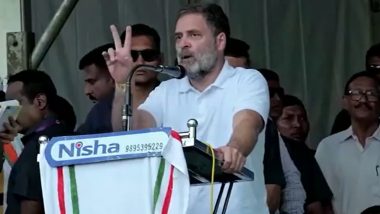 'Wayanad Will Have 2 Members in Parliament', Says Rahul Gandhi After Priyanka Gandhi Files Nomination for Lok Sabha Seat Vacated by Him (Watch Video)