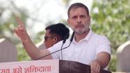 Constitution Symbol of Shivaji Maharaj&rsquo;s Ideas; Removal of 50% Quota Cap Necessary To Protect It, Says Rahul Gandhi (Watch Video)