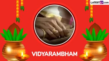 Vidyarambham 2024 Date and Auspicious Tithi: Know Significance and Rituals of the South Indian Festival That Celebrates the Start of Children’s Learning and Education