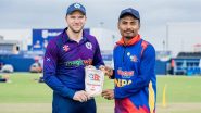 How To Watch NEP vs SCO ICC Men's Cricket World Cup League Two 2023-27 Free Live Streaming Online? Get Free Telecast Details of Nepal vs Scotland Cricket Match on TV