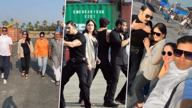 ‘Singham Again’: Kareena Kapoor Khan Gears Up for Her Cop Universe Film’s Release With Fun BTS Clip Featuring Ajay Devgn, Akshay Kumar and Ranveer Singh – WATCH