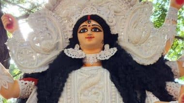 North Bombay Sarbojanin Durga Puja 2024 Full Schedule, New Venue and Idols Revealed: Mumbai’s Iconic Pujo Pandal Gears Up for Annual Festivity (See Pics and Videos)