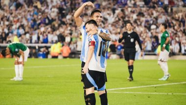 Lionel Messi Scores Three Goals As Argentina Wins Over Bolivia in FIFA World Cup 2026 CONMEBOL Qualifiers: Brazil Tops Peru