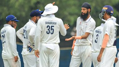 Ranji Trophy 2024–25: Gurjapneet Singh’s Six-Wicket Haul Powers Tamil Nadu to Inning and 70 Runs Victory Over Saurashtra