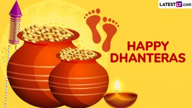 Happy Dhanteras 2024 Wishes, Greetings and Messages: Send Quotes, Lord Dhanvantari Photos, HD Images & Wallpapers To Share on Dhantrayodashi