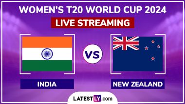 India Women vs New Zealand Women, ICC Women’s T20 World Cup 2024 Match Live Streaming Online: How To Watch IND-W vs NZ-W Free Live Telecast on TV?