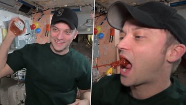 Matthew Dominick, NASA Astronaut Shows How the Crew Eat Ketchup Onboard International Space Station, Viral Video Leaves Netizens in Splits