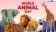 World Animal Day 2024 Quotes and Images: Send Powerful Slogans, HD Wallpapers, GIFs, Messages and Greetings To Raise Awareness for Animal Protection