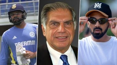 Ratan Tata Dies: Rohit Sharma, KL Rahul, Sachin Tendulkar, and Other Sports Celebrities Pay Homage to Indian Industrialist on His Demise