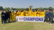 Tamil Nadu Win Women&rsquo;s U-19 T20 Trophy 2024-25, Defeat Uttar Pradesh in Final by 4 Wickets