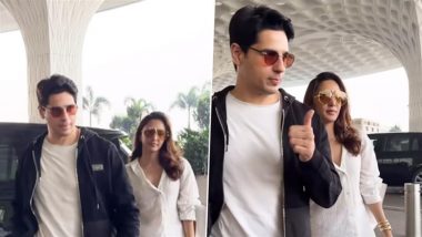 Diwali 2024: Sidharth Malhotra and Kiara Advani Arrive in Delhi To Celebrate the Festival With Family (Watch Video)