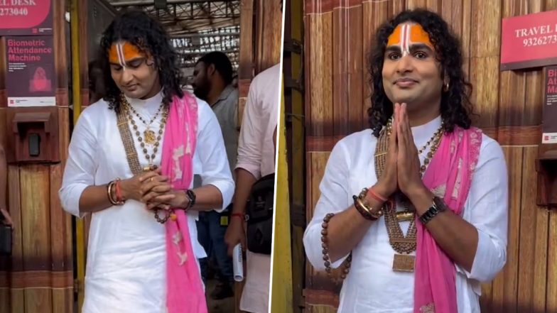 ‘Bigg Boss 18’: Aniruddhacharya Maharaj To Join Salman Khan’s Reality Show? Popular Spiritual Guru Spotted on ‘BB 18’ Sets (See Pic and Watch Video)