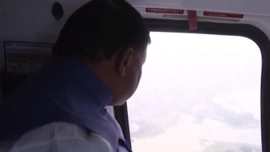 Cyclone Dana Aftermath: Odisha CM Mohan Charan Majhi Undertakes Aerial Survey of Cyclonic Storm-Hit Areas (Watch Video)