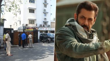 Salman Khan’s Galaxy Residence Turns Into a Security Fortress After Politician Baba Siddique’s Murder (Watch Video)