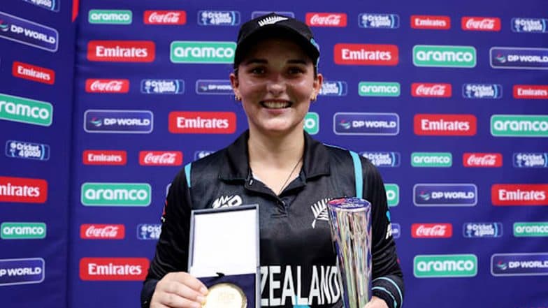 New Zealand's Amelia Kerr Named ICC Women’s T20I Cricketer of the Year 2024 | 🏏 LatestLY