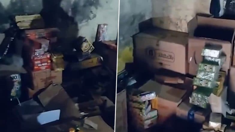 Delhi: Police Seize 1,323 kg of Banned Firecrackers, Arrest 3 in Major Crackdown on Illegal Trade (Watch Video)