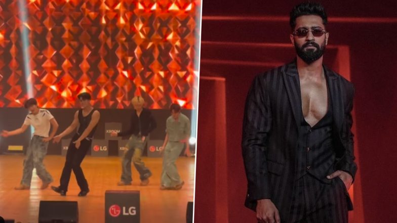 K-Pop Boyband NXT Sets the Stage Ablaze With Vicky Kaushal’s ‘Tauba Tauba’ at 2024 Rang De Korea Festival (Watch Video)