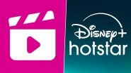 JioCinema Merger With Disney+ Hotstar: Reliance Announces Merger of Its OTT Platform With Disney&rsquo;s Network To Form New Merged Entity