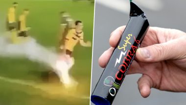 Footballer in Belgium Loses Fingers While Trying to Put Away Fireworks Thrown on Field During Club Matches, Undergoes Three Surgeries as ‘Firecracker’ Explodes in His Hands: Report