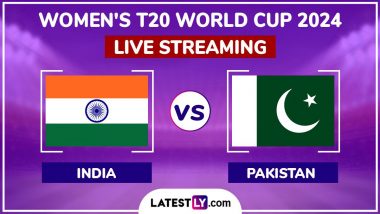 India Women vs Pakistan Women, ICC Women’s T20 World Cup 2024 Match Live Streaming Online: How To Watch IND-W vs PAK-W Free Live Telecast on TV?