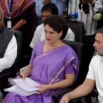 Priyanka Gandhi Files Nomination Papers for Wayanad Lok Sabha By-Election 2024, Making Her Electoral Debut; Mallikarjun Kharge, Sonia, Rahul Accompany Her (Watch Video)