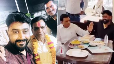 Madhya Pradesh Congress Demands Deputy CM Jagdish Devda’s Resignation After Alleged Photos of BJP Leader With Drug Lord Harish Anjana Go Viral (See Pics)