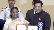 70th National Film Awards: Manoj Bajpayee Wins Special Mention Award for His Performance in &lsquo;Gulmohar&rsquo; (Watch Video)