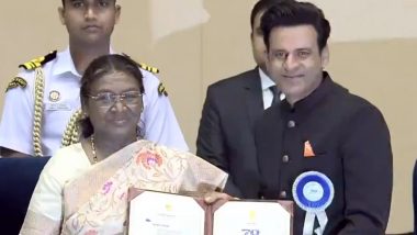 70th National Film Awards: Manoj Bajpayee Wins Special Mention Award for His Performance in ‘Gulmohar’ (Watch Video)