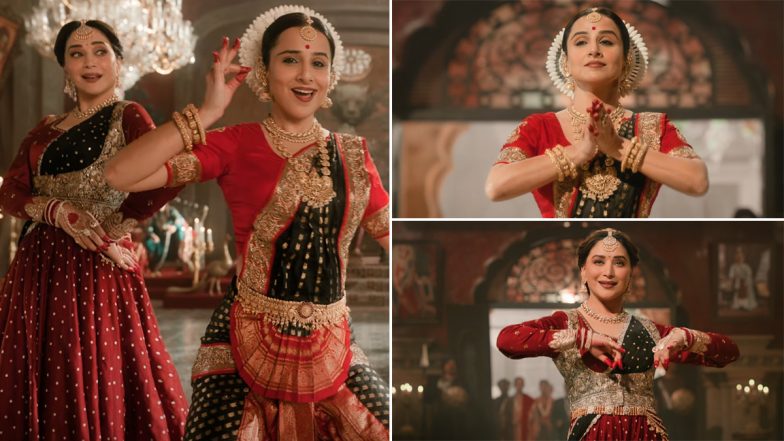 ‘Bhool Bhulaiyaa 3’ Song ‘Ami Je Tomar 3.0’: Vidya Balan and Madhuri Dixit Enchant Fans With Their Captivating Dance in Kartik Aaryan’s Horror-Comedy Franchise (Watch Video)