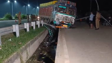 Mirzapur Road Accident: 10 Killed, 3 Injured After Truck-Tractor Collision in Uttar Pradesh; PM Narendra Modi and CM Yogi Adityanath Express Condolences (Watch Videos)