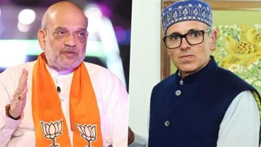 Jammu and Kashmir CM Omar Abdullah To Meet Union Home Minister Amit Shah in Delhi Today, Will Hold Talks Over Ganderbal Terror Attack Incident