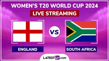 England Women vs South Africa Women, ICC Women's T20 World Cup 2024 Live Streaming Online in India: How To Watch ENG-W vs SA-W Cricket Match Free Live Telecast on TV?