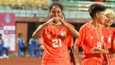 IND 5-2 PAK, SAFF Championship 2024: Bala Devi, Jyothi, Manisha Kalyan, Grace Dangmei Score as India Women’s Football Team Beat Pakistan