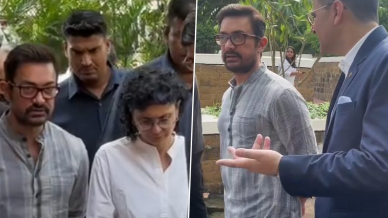 Ratan Tata Funeral: Aamir Khan, Kiran Rao Pay Their Last Respects to the Legendary Industrialist