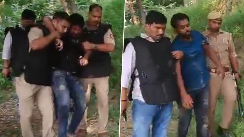 Bahraich Violence: 2 Accused Men Shot in Encounter With UP Police, 1 of Them Seen Apologising to Cops in Video