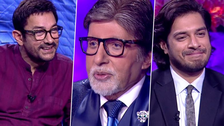 ‘Kaun Banega Crorepati 16’: Amitabh Bachchan’s Question on Junaid Khan’s Girlfriend Leaves ‘Maharaj’ Actor Shy, As He Playfully Responds, ‘Baad Mein Baat Karte Hai’ (Watch Video)