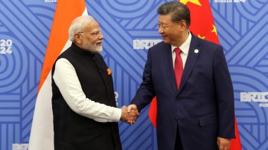 PM Narendra Modi Welcomes Consensus Reached on India-China Border Issue, Says ‘Maintaining Peace and Stability Must Be Top Priority’ During Bilateral Meeting With Xi Jinping (See Pics and Video)