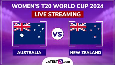 Australia Women vs New Zealand Women, ICC Women’s T20 World Cup 2024 Match Live Streaming Online: How To Watch AUS-W vs NZ-W Free Live Telecast on TV?