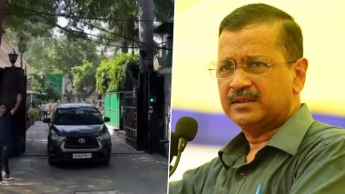 Arvind Kejriwal Vacates CM Residence, Moves to AAP Leader Ashok Mittal’s Lutyens’ Delhi Bungalow (Watch Video)