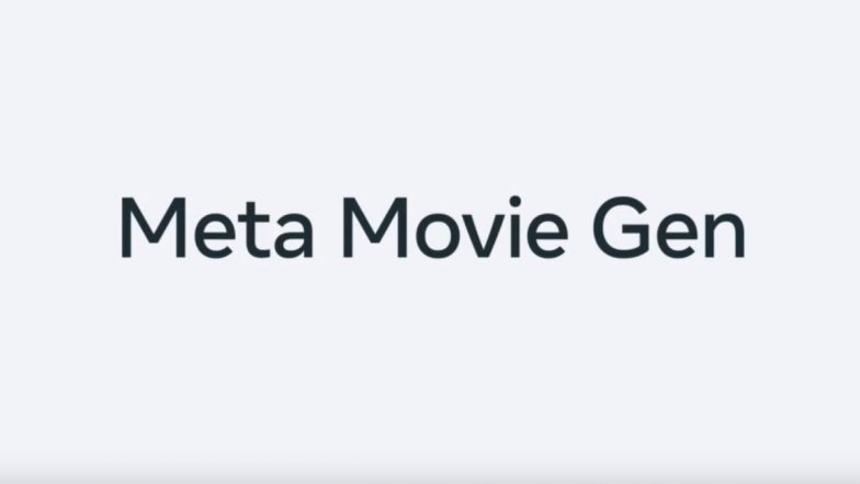 Meta Introduces AI Tool ‘Movie Gen’ To Create Video, Audio Clips Based on Prompts; Check Details and Know How It Works (Watch Video)