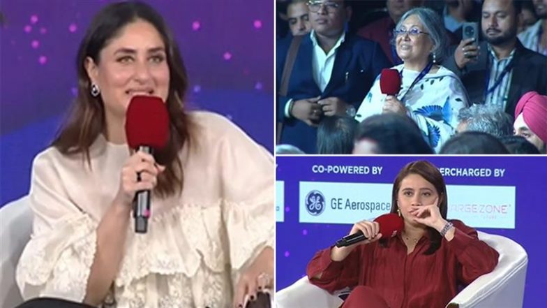 Kareena Kapoor Khan Reflects on Welham School Days at NDTV World Summit 2024, Shares Fond Memories of ‘Tadpole’ Uniforms (Watch Video)