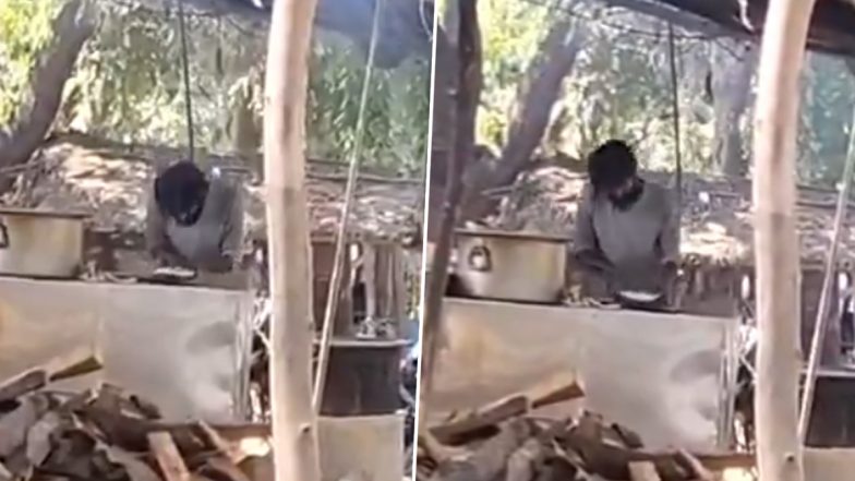 Barabanki Shocker: Worker Seen Spitting on Rotis at Roadside Hotel, Video Goes Viral