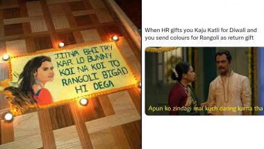 Diwali Rangoli Funny Memes and Jokes: These Hilarious Rangoli Images, Instagram Posts, Iconic Dialogue-Themed Meme Templates and Photos Perfectly Set the Festive Mood