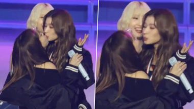 TWICE’s Nayeon and Sana’s Accidental Lip Kiss Leaves Group Member Momo Gasping at the Ninth Anniversary Bash (Watch Video)