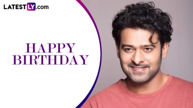 Prabhas HD Images and Wallpapers for Free Download Online: Happy Birthday Prabhas Greetings and Photos To Share on Instagram, X, WhatsApp and Facebook