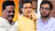 Maharashtra Assembly Elections 2024: From Aaditya Thackeray in Worli and Kedar Dighe in Kopri-Pachpakhadi to Rajan Vichare in Thane, List of Key Shiv Sena (UBT) Candidates and Their Constituencies