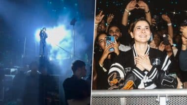 Diljit Dosanjh Invites Hania Aamir on Stage During ‘Dil-Luminati’ Concert in London, Sings ‘Lover’ Track for the Pakistani Actress (Watch Video)