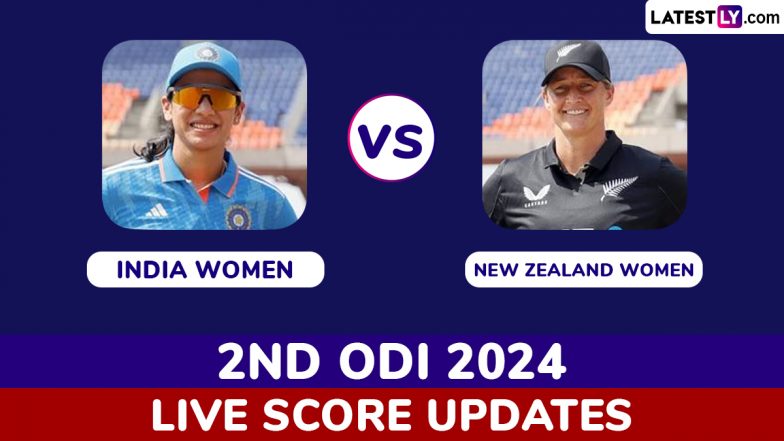 NZ-W 17/0 in 2 Overs | India Women vs New Zealand Women Live Score Updates of 1st ODI 2024: Suzie Bates and Georgia Plimmer Look To Provide Decent Start | 🏏 Reportr Door