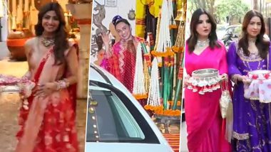 Karwa Chauth 2024: Rani Mukerji, Shilpa Shetty, Maheep Kapoor, Bhavana Pandey and Neelam Kothari Gather at Anil Kapoor-Sunita Kapoor’s Home for Festive Rituals (Watch Videos)