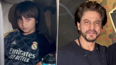 Shah Rukh Khan’s Son AbRam Khan’s Cute Reaction to Paps’ ‘SRK Sir Ko Salaam Bolna’ Melts Hearts! (Watch Video)